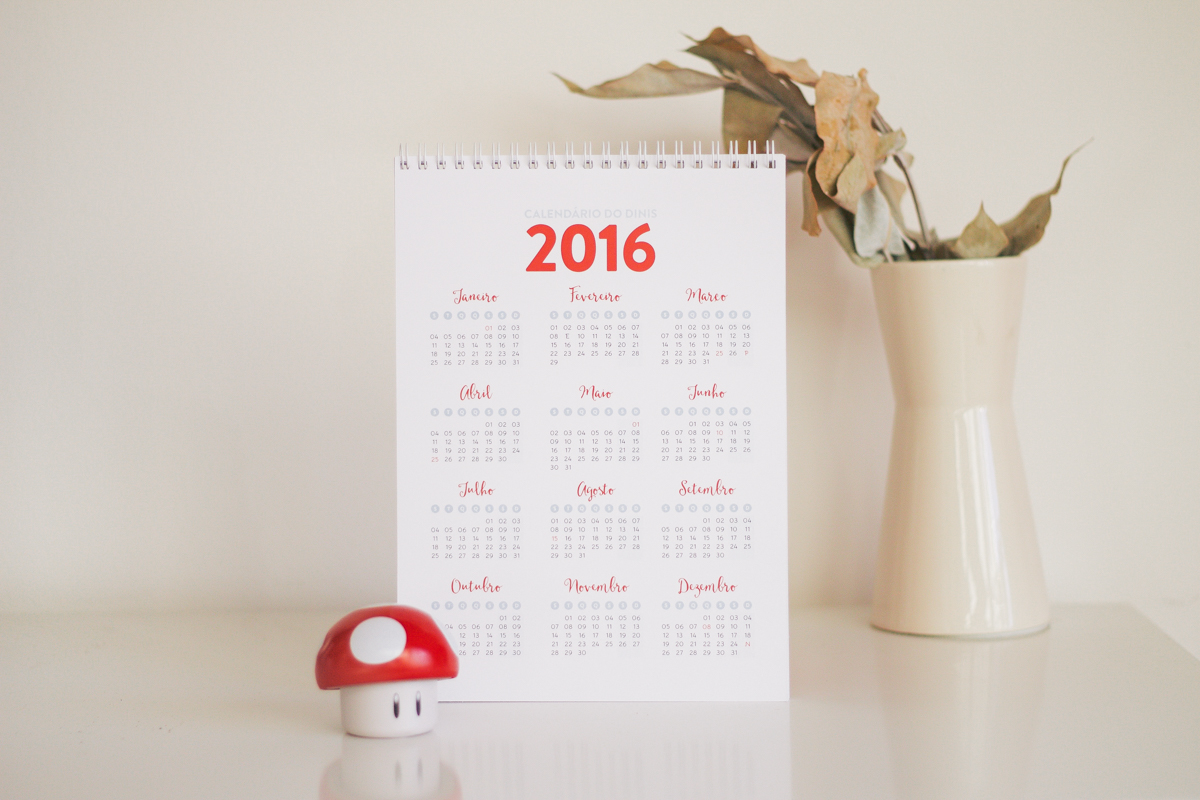 Yellow Savages Prendas de Natal Calendarios